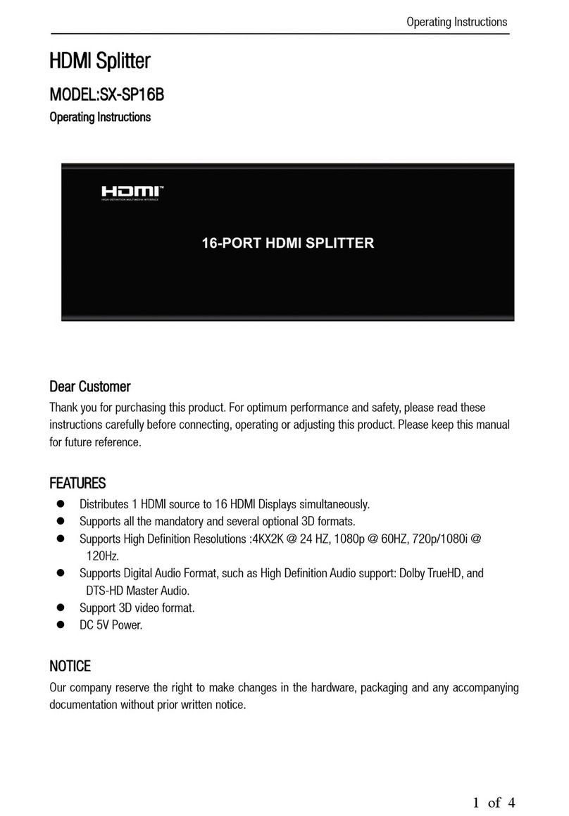 Foxun SX-SP16B operating instructions