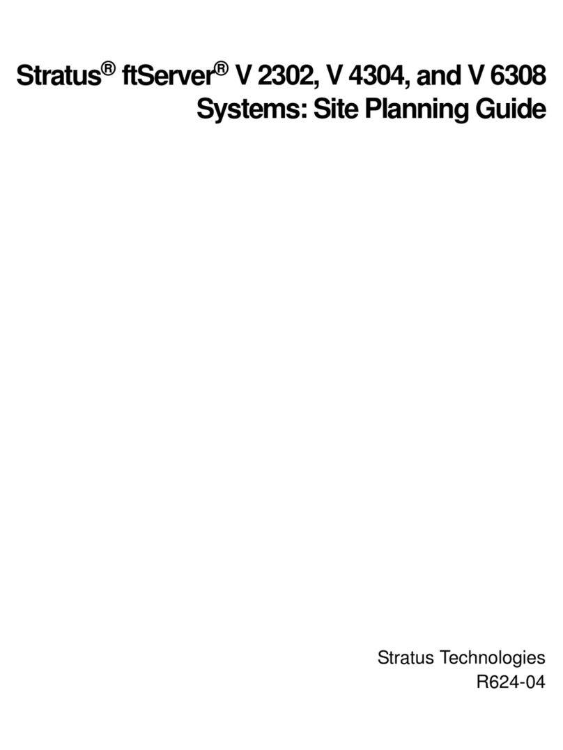 Stratus ftServer V 2302 Site planning guide