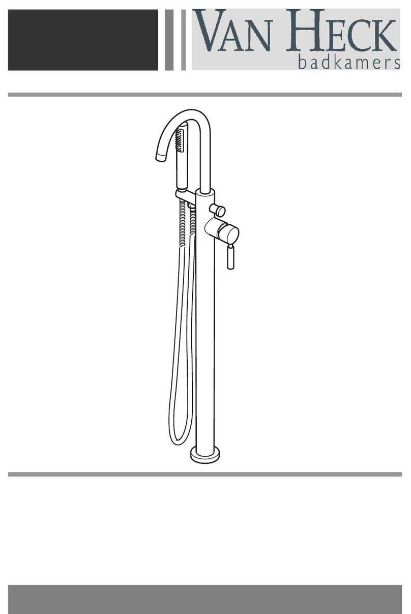 Van Heck Badkamers Long Island Series installation instructions