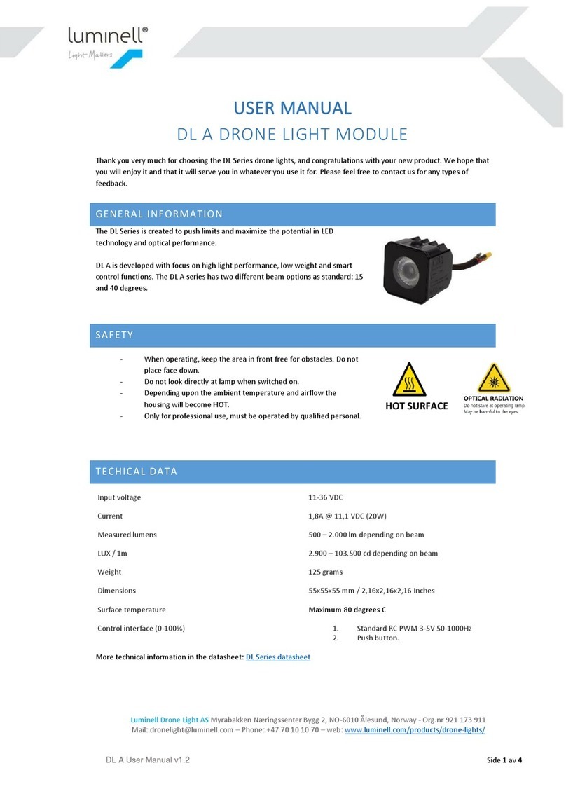 LUMINELL DL Series user manual