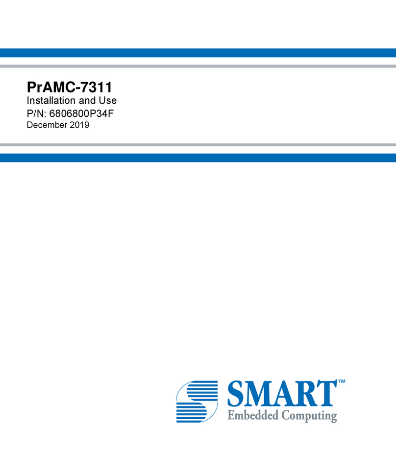 SMART Embedded Computing PrAMC-7311 Installation and use