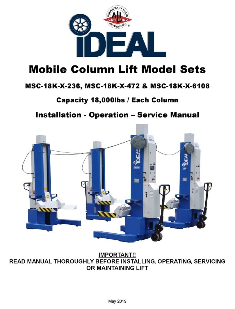 IDEAL MSC-18K-X-236 Installation, operation & service manual