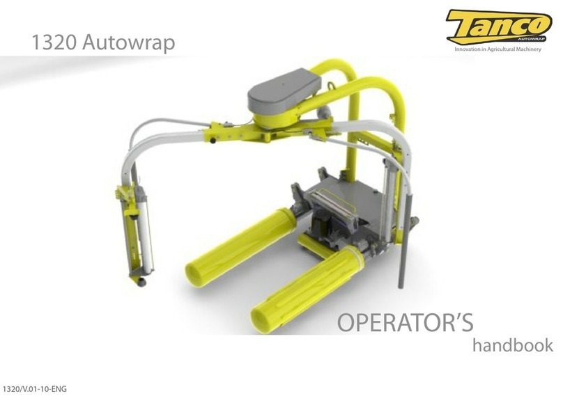 Tanco Autowrap 1320 Operator's handbook