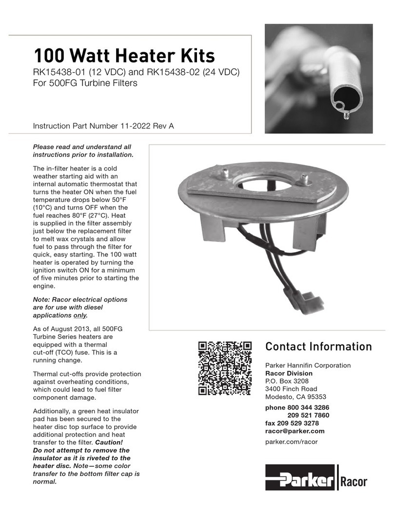 Parker Racor RK15438-01 Instruction