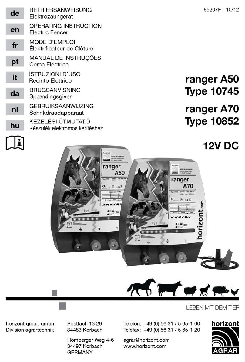Horizont ranger A50 operating instructions Horizont ranger A50 operating instructions