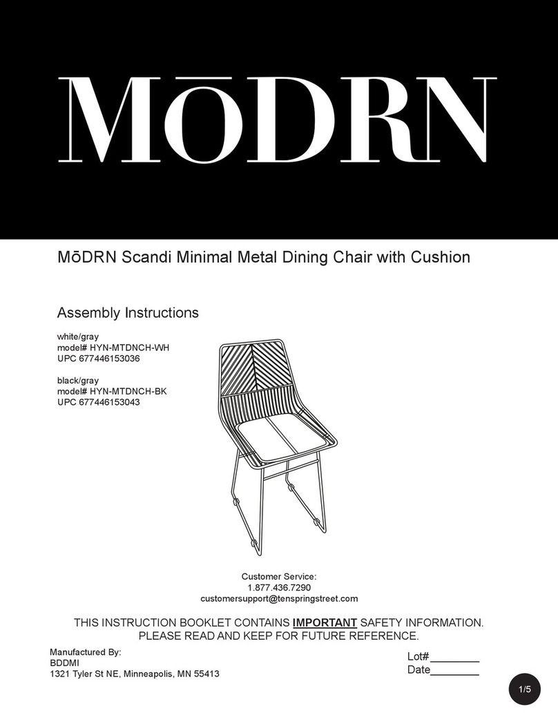 MoDRN HYN-MTDNCH-WH User manual MoDRN HYN-MTDNCH-WH User manual