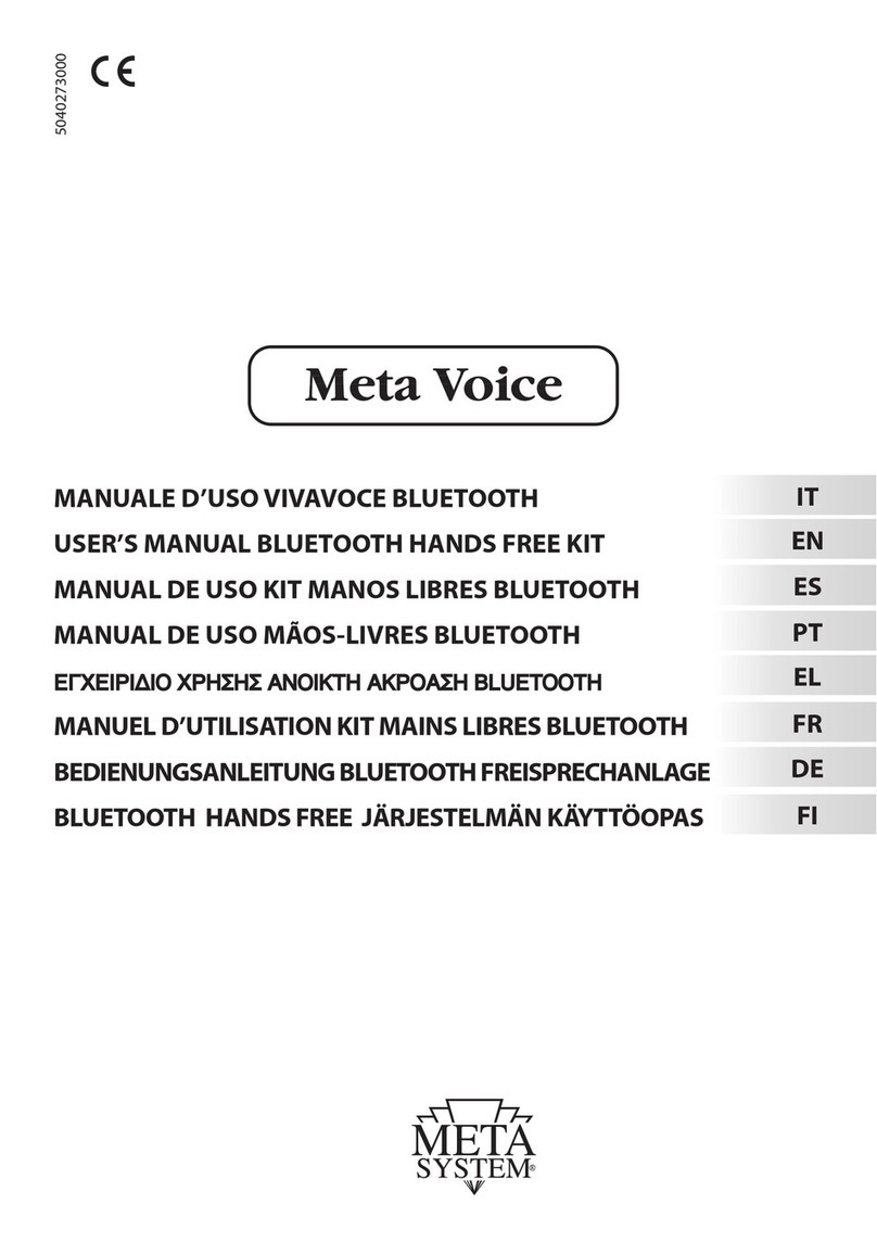 MetaSystem Meta Voice user manual