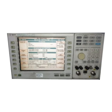 Agilent Technologies 8960 User manual