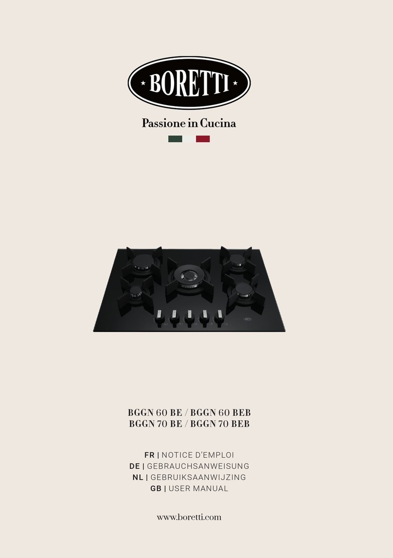BORETTI BGGN 60 BE user manual