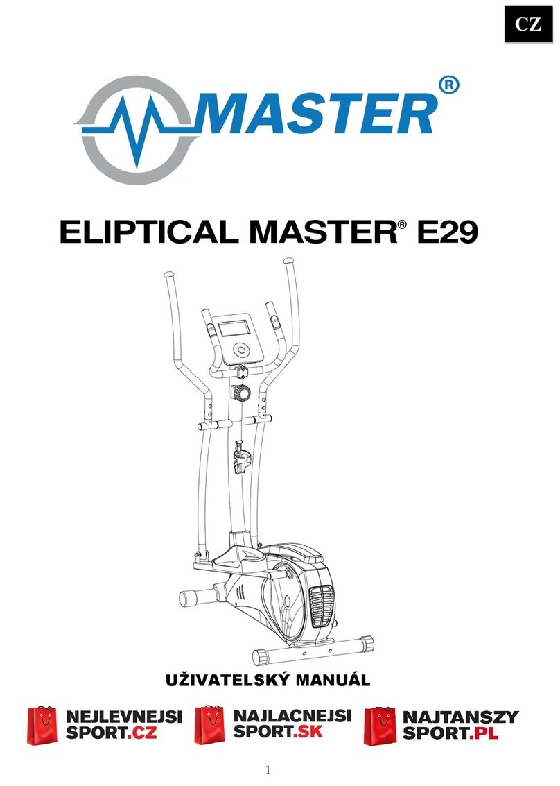 Master Eliptical Master E29 owner's manual