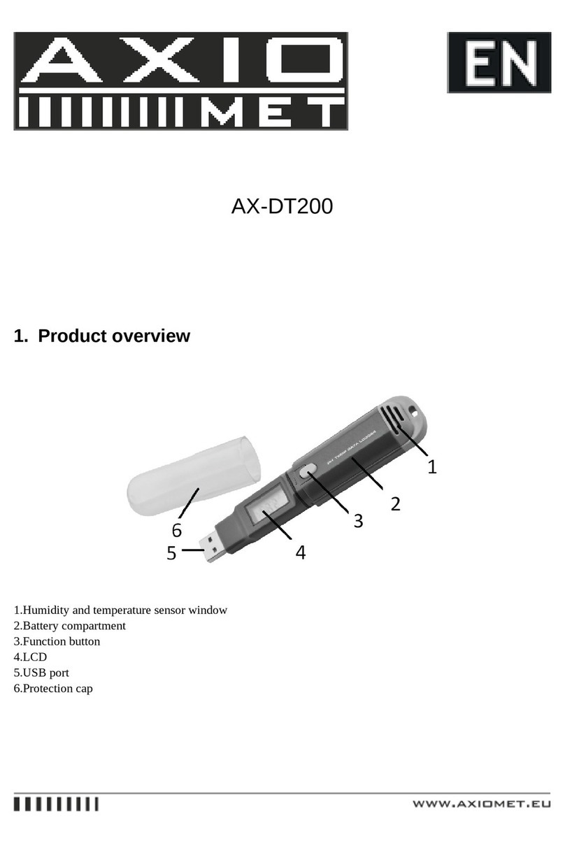 Axio MET AX-DT200 manual