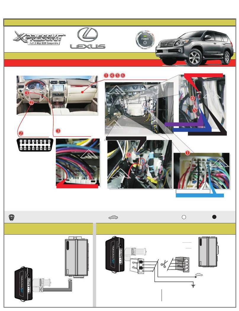 Directed Electronics PKALL WIRING SCHEMATIC CONFIGURATION