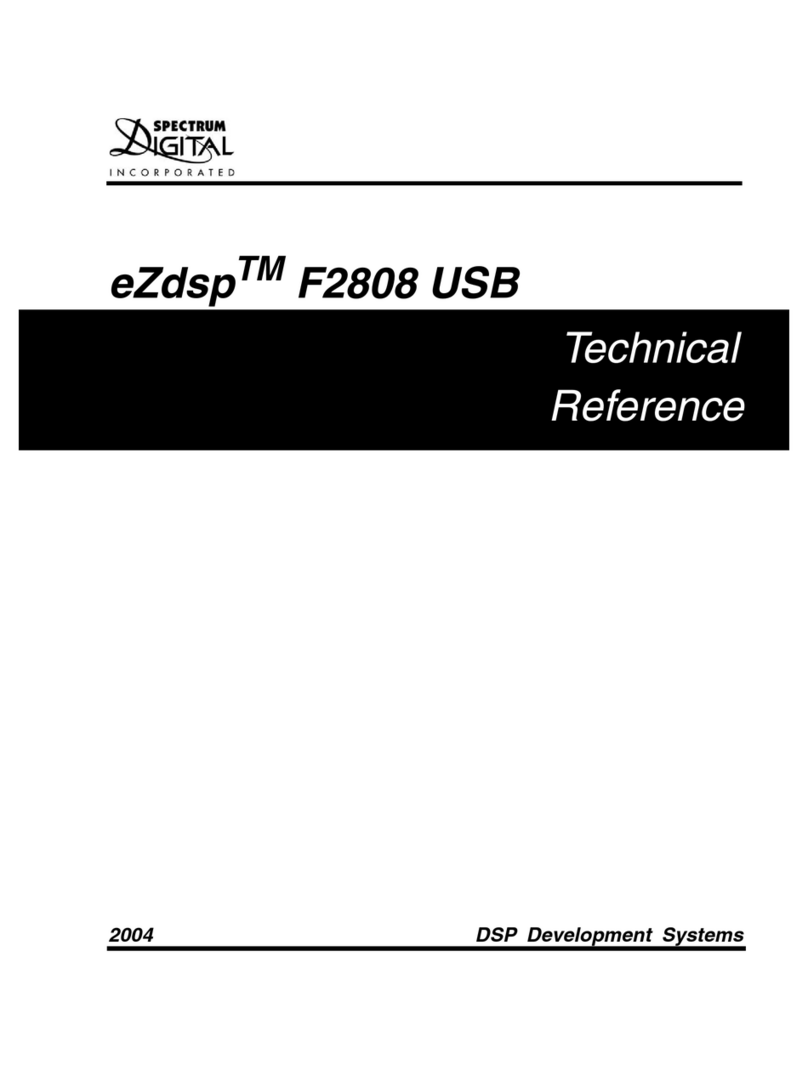 Spectrum Digital eZdsp F2808 Use and care manual