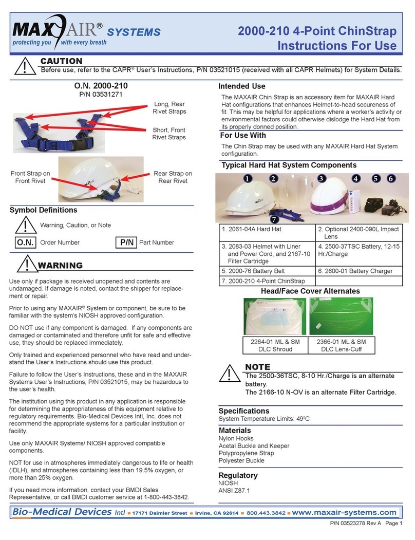Max-Air Systems 2000-210 Instructions for use