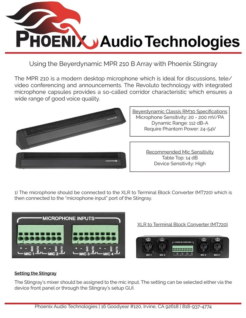 Phoenix Stingray User manual