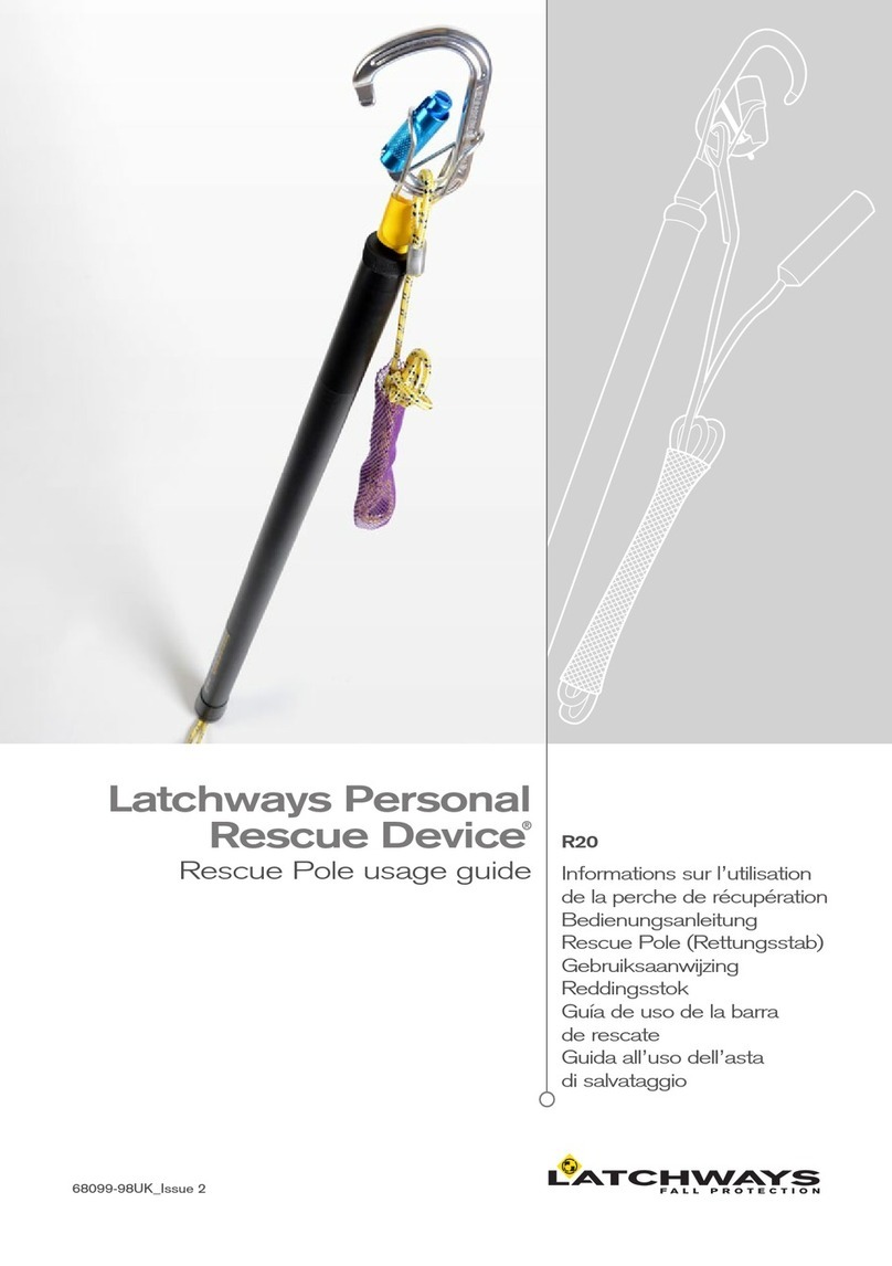 Latchways R20 Parts list manual