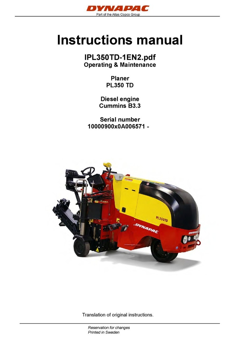Dynapac PL350 TD instruction manual