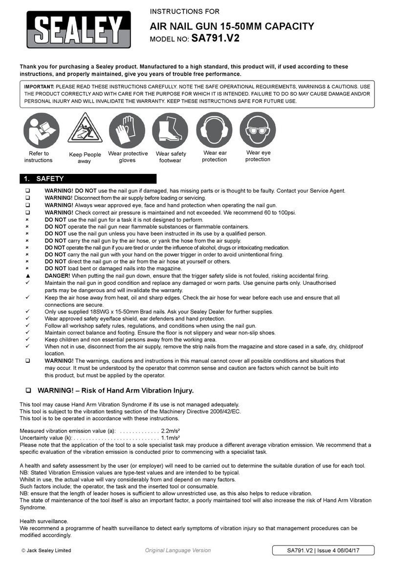 Sealey SA791.V2 instructions