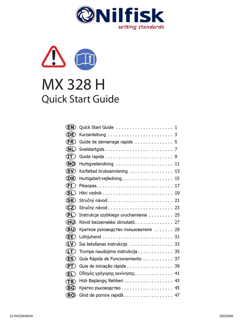 Nilfisk-Advance MX 328 H User manual