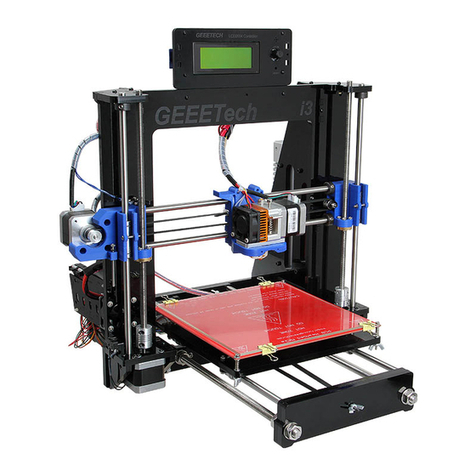 Geeetech Acrylic I3 Pro Operation instructions