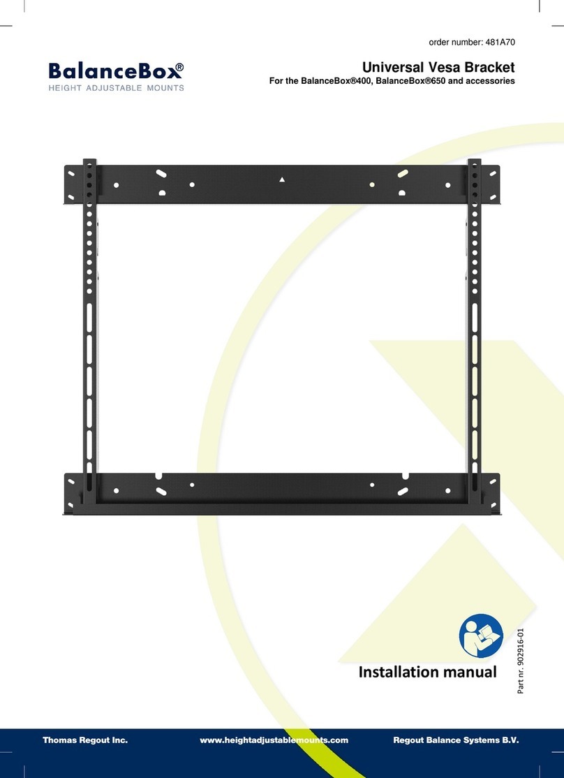 BalanceBox Universal Vesa Bracket installation manual