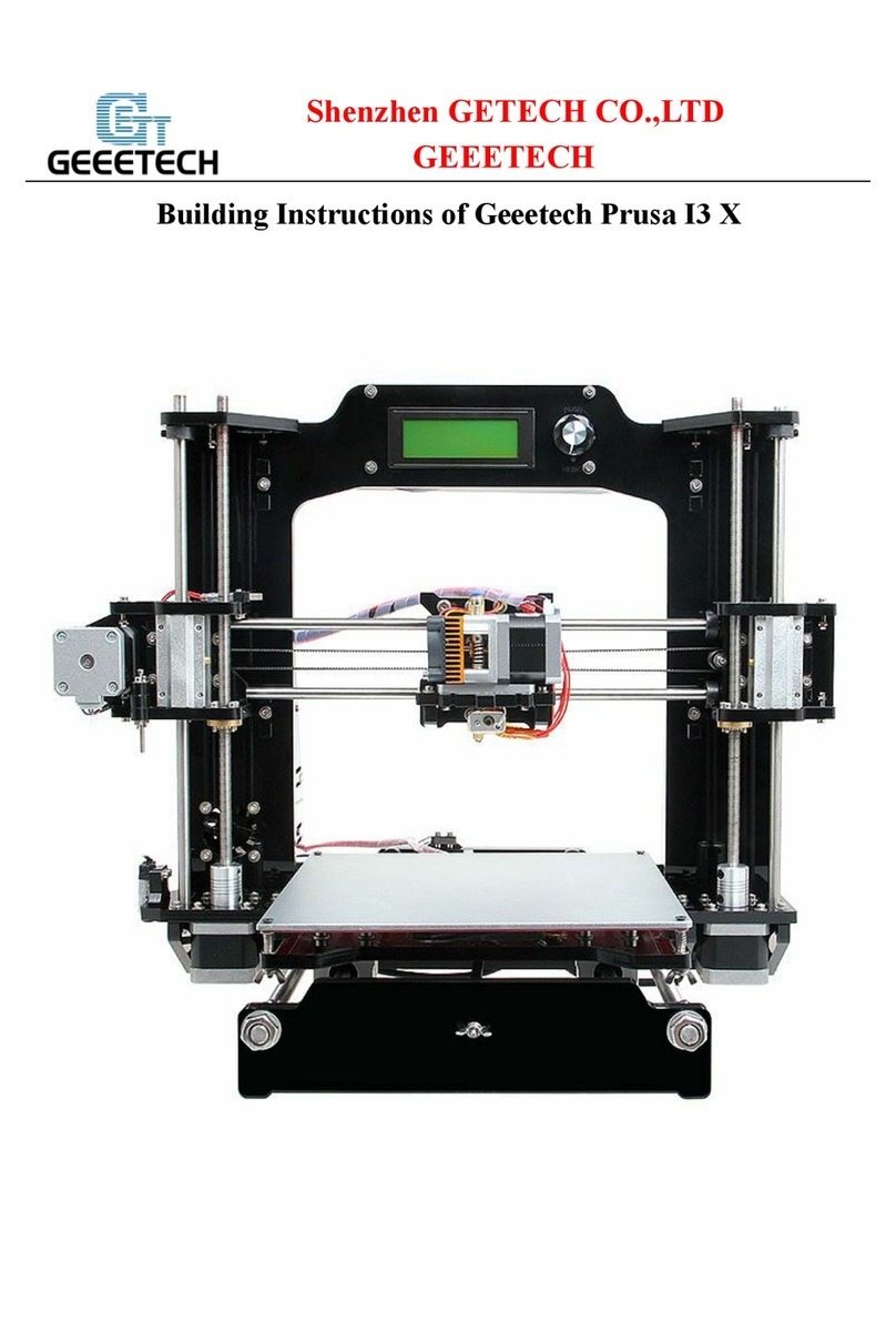 Geeetech Prusa I3 X Instruction Manual