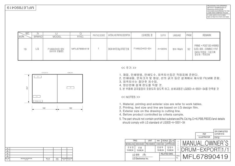 LG F14A8JDH NH Series User manual