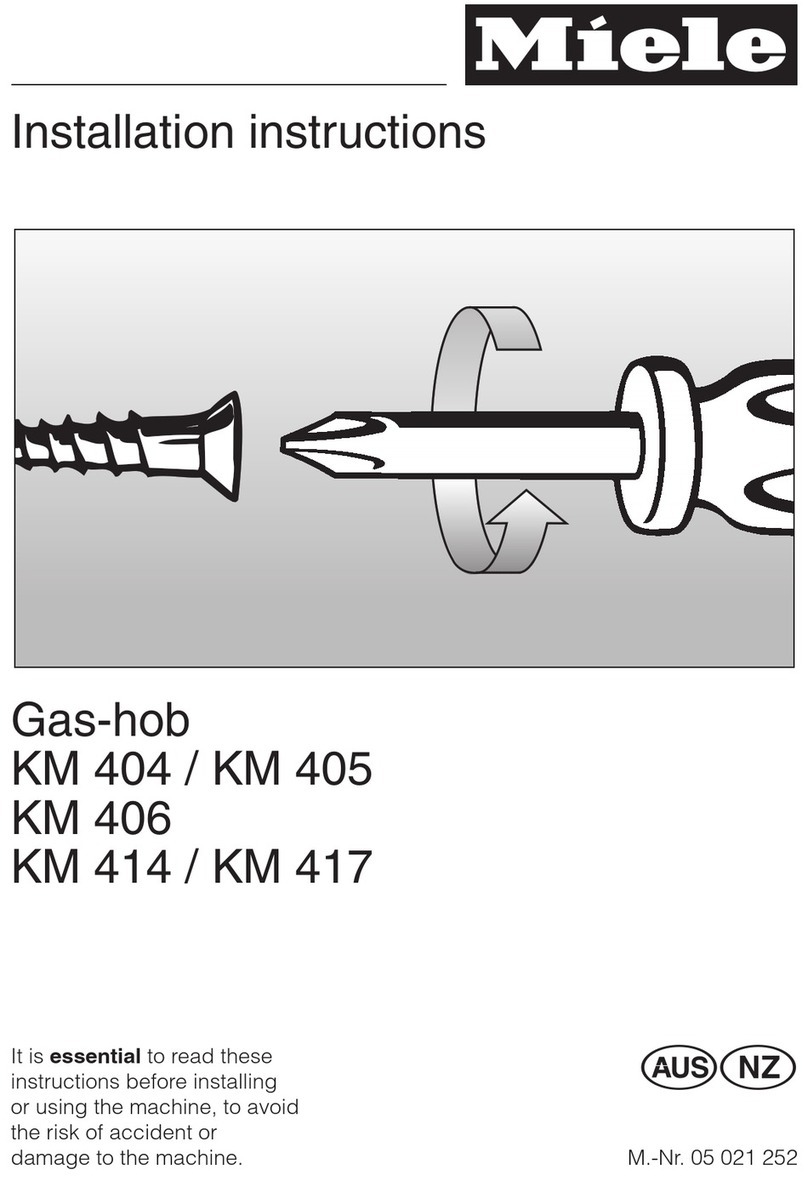 Miele KM 404 User manual