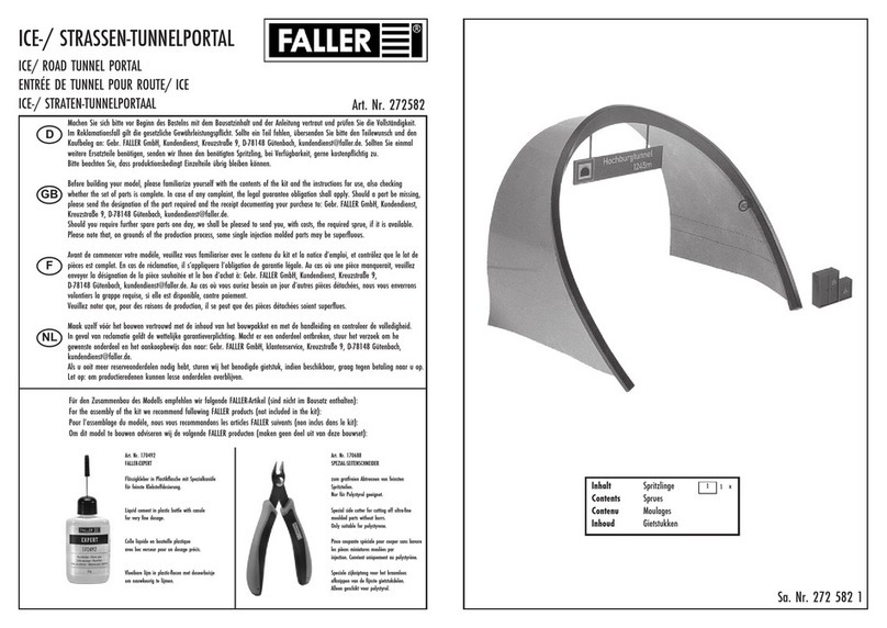 Faller 272582 User manual