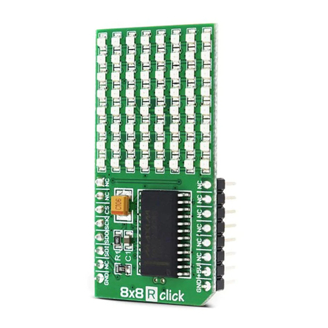 mikroElektronika 8x8 B Click quick start guide