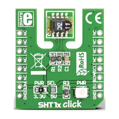 mikroElektronika SHT1x click User manual mikroElektronika SHT1x click User manual