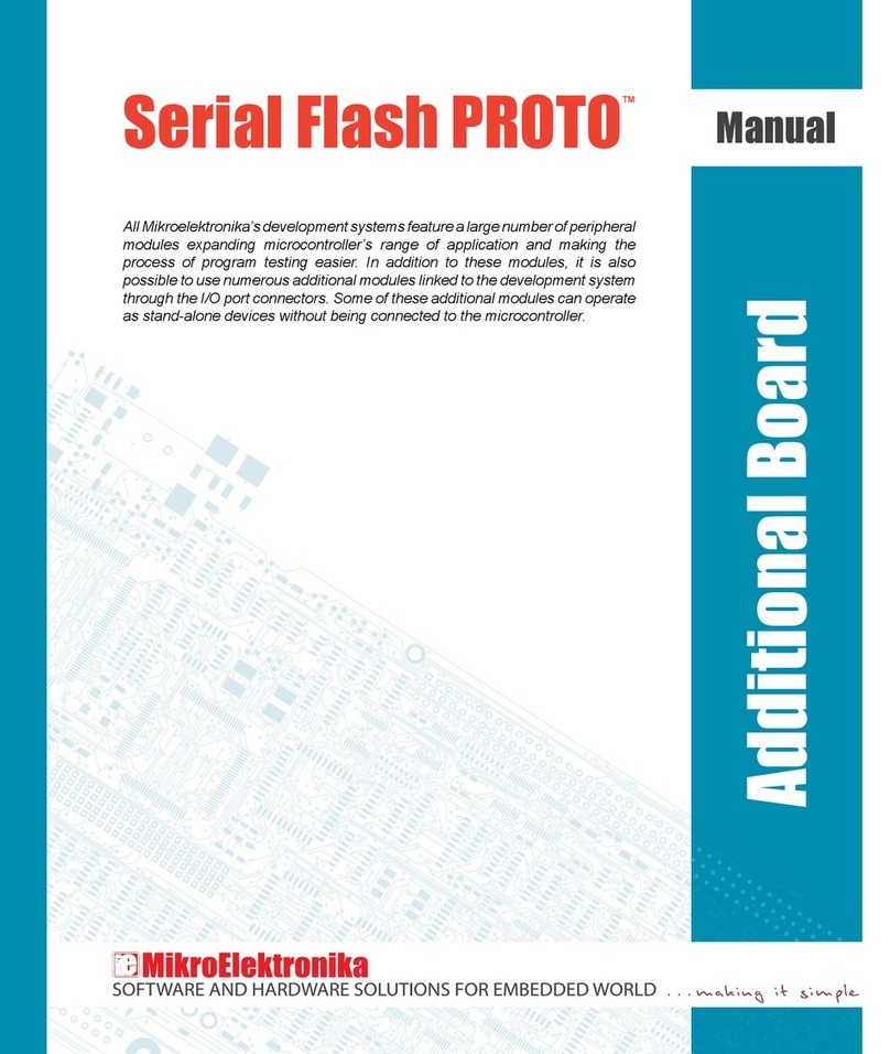mikroElektronika Serial Flash PROTO User manual