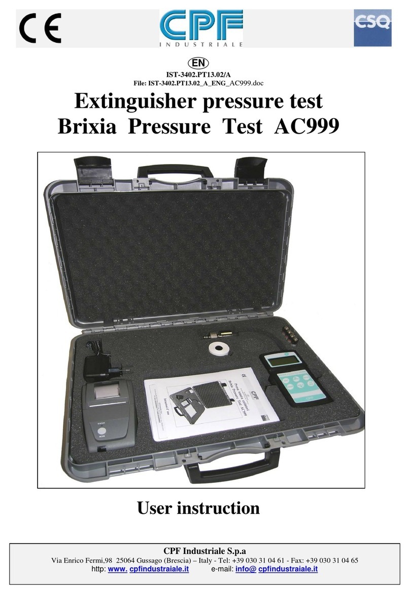 CPF AC999 User instruction