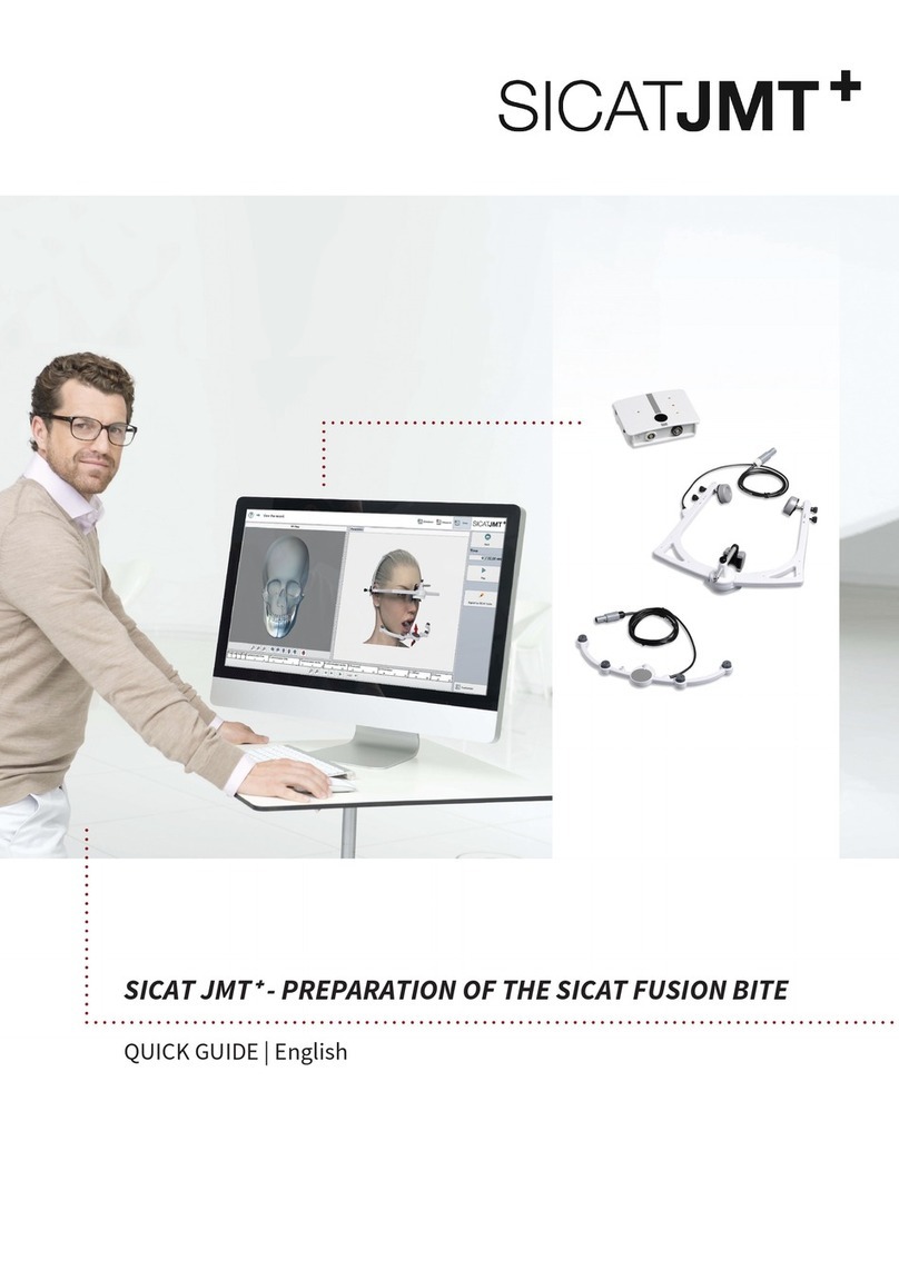 SICAT JMT+ User manual