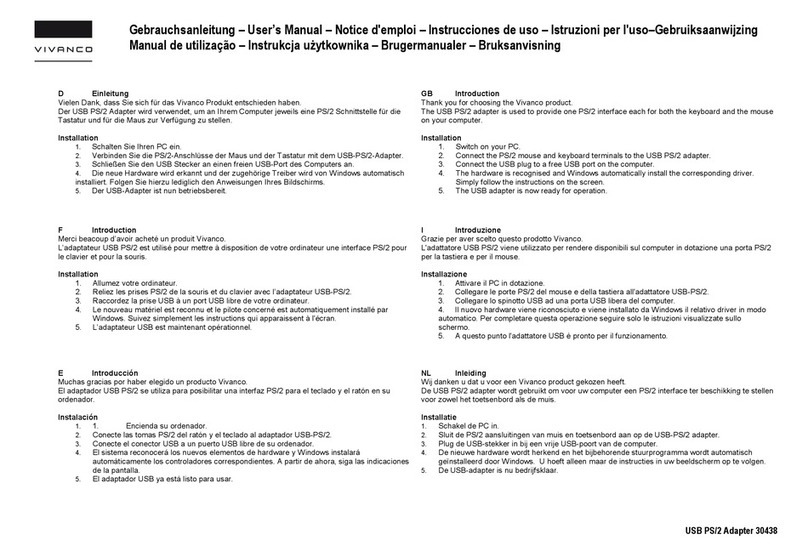 Vivanco 30438 user manual