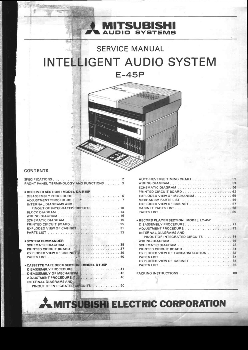 Mitsubishi E-45P User manual