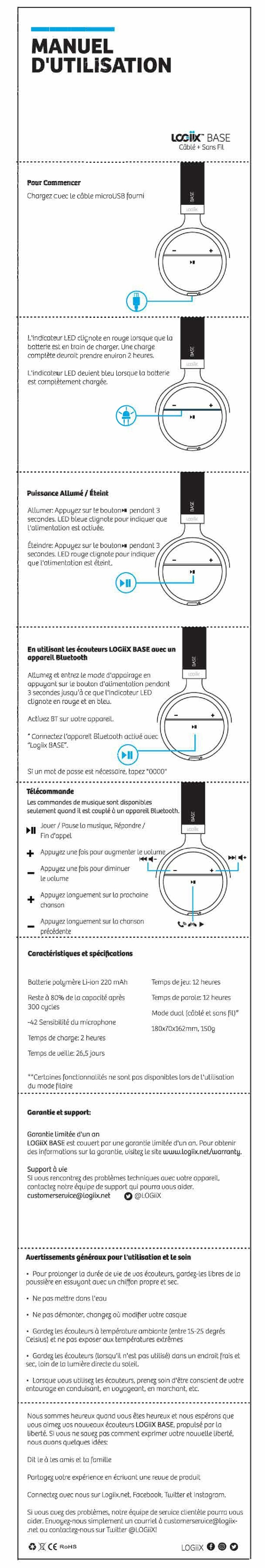Logiix Base user manual