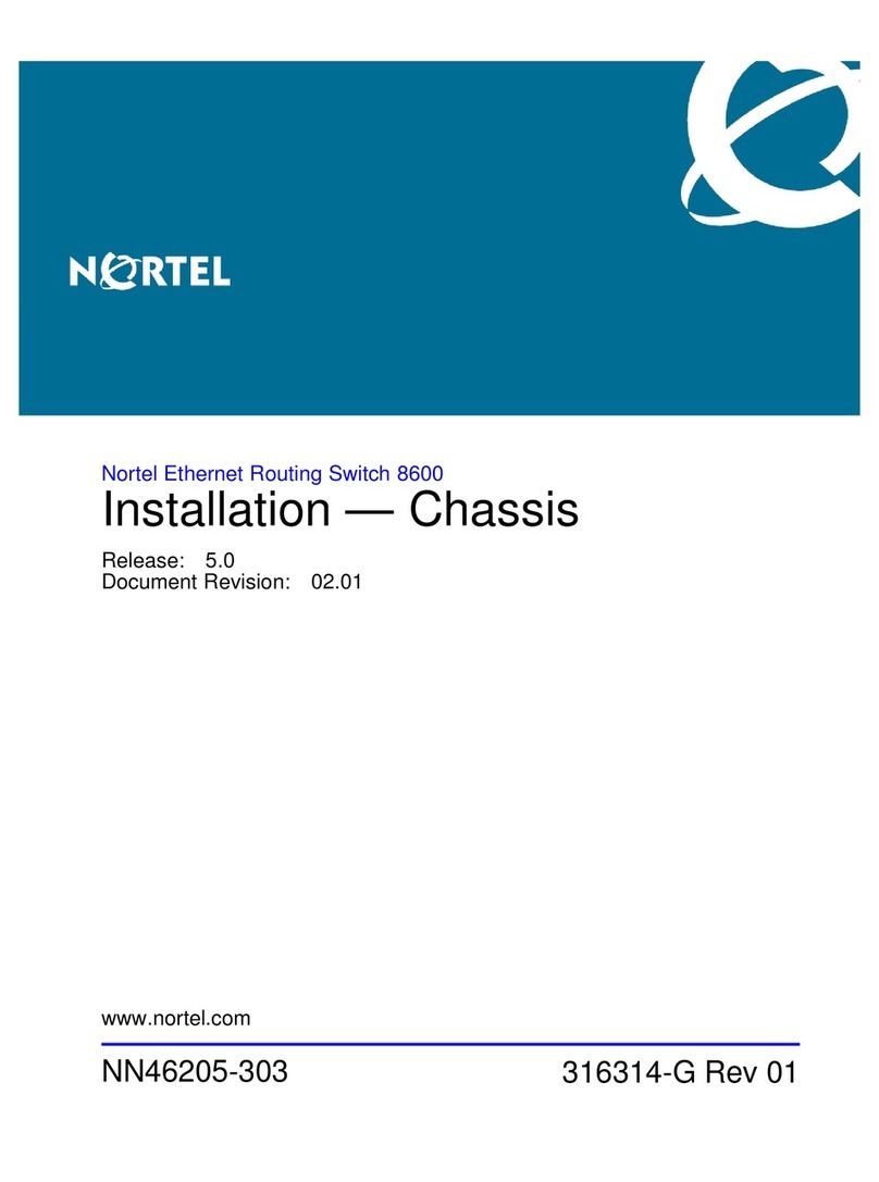 Nortel Ethernet Routing Switch 8600 User manual
