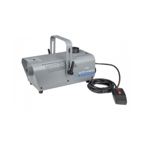 Show Tec WTF-FZ1500 1500W DMX Fazer User manual