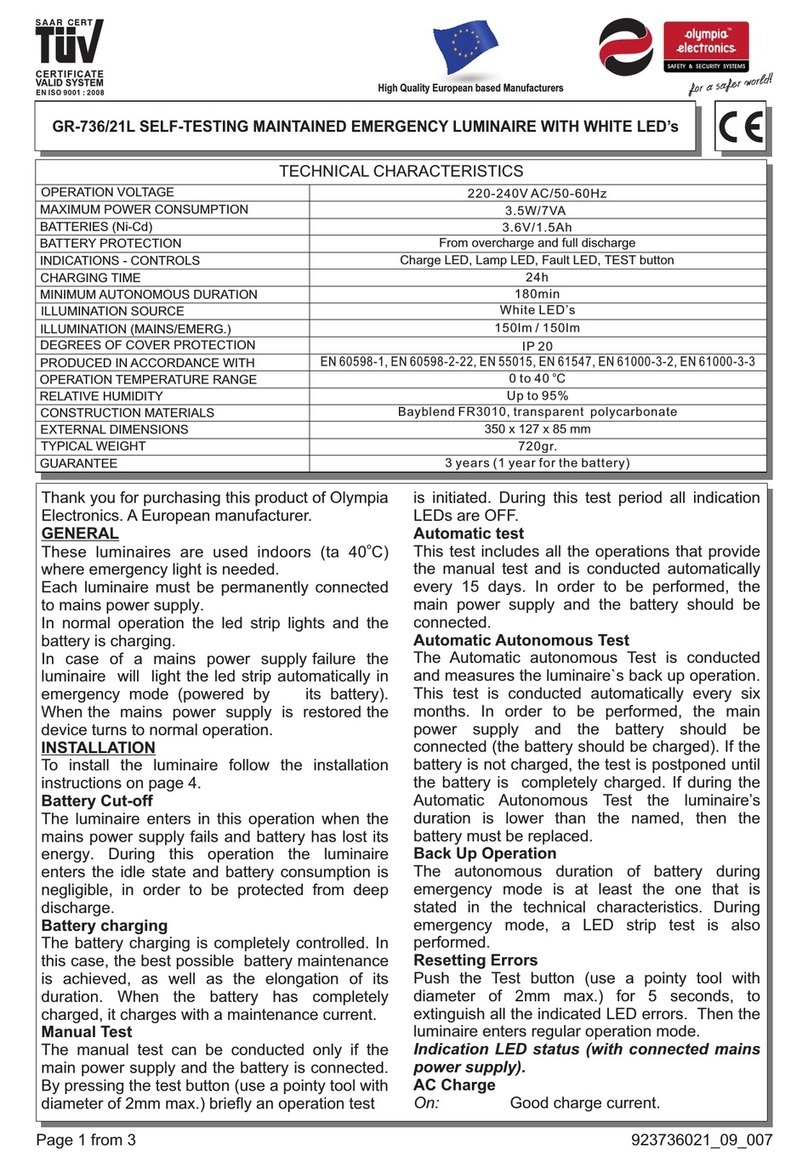 olympia electronics GR-736/21L User manual