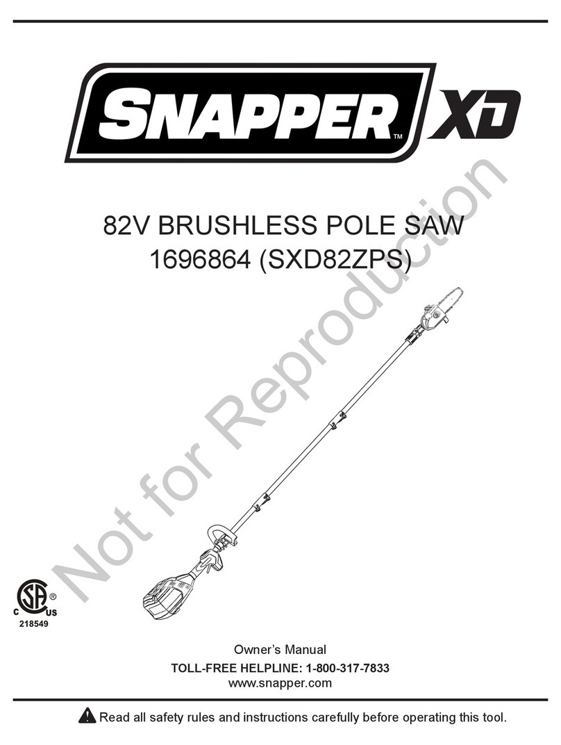 Snapper XD 1696864 User manual