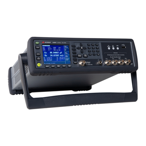 Keysight E4980A User manual