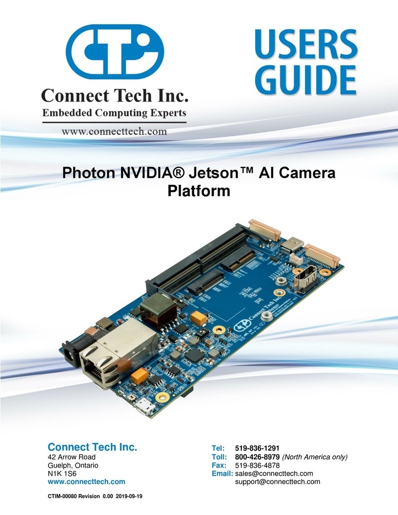 Connect Tech Photon NVIDIA Jetson AI Camera Platform user guide
