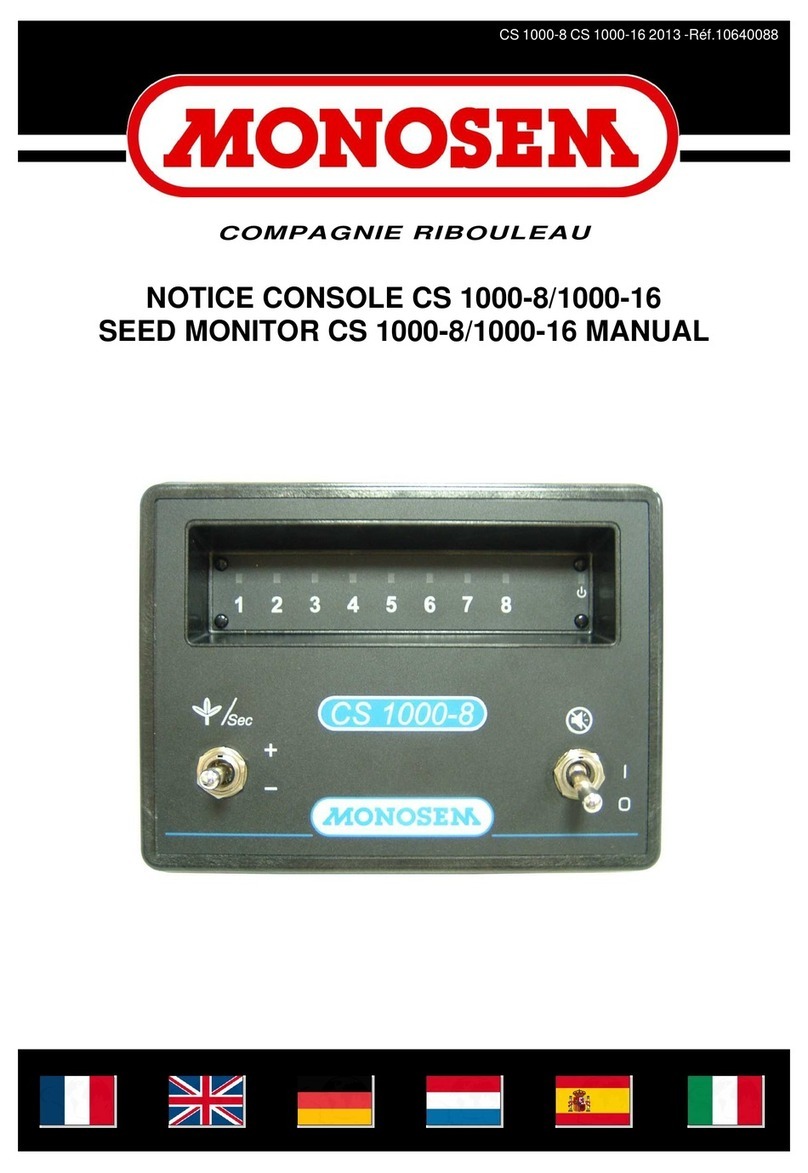 Monosem CS 1000-8 manual