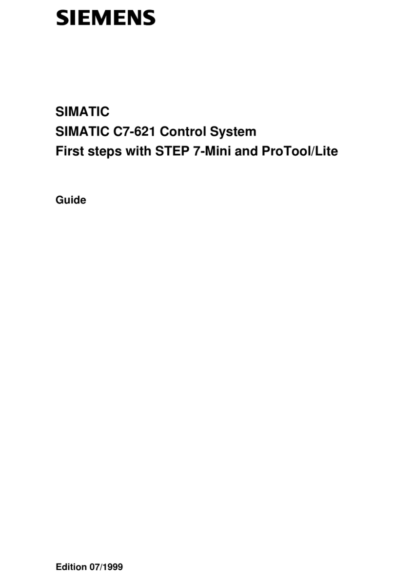 Siemens simatic c7-621 User manual