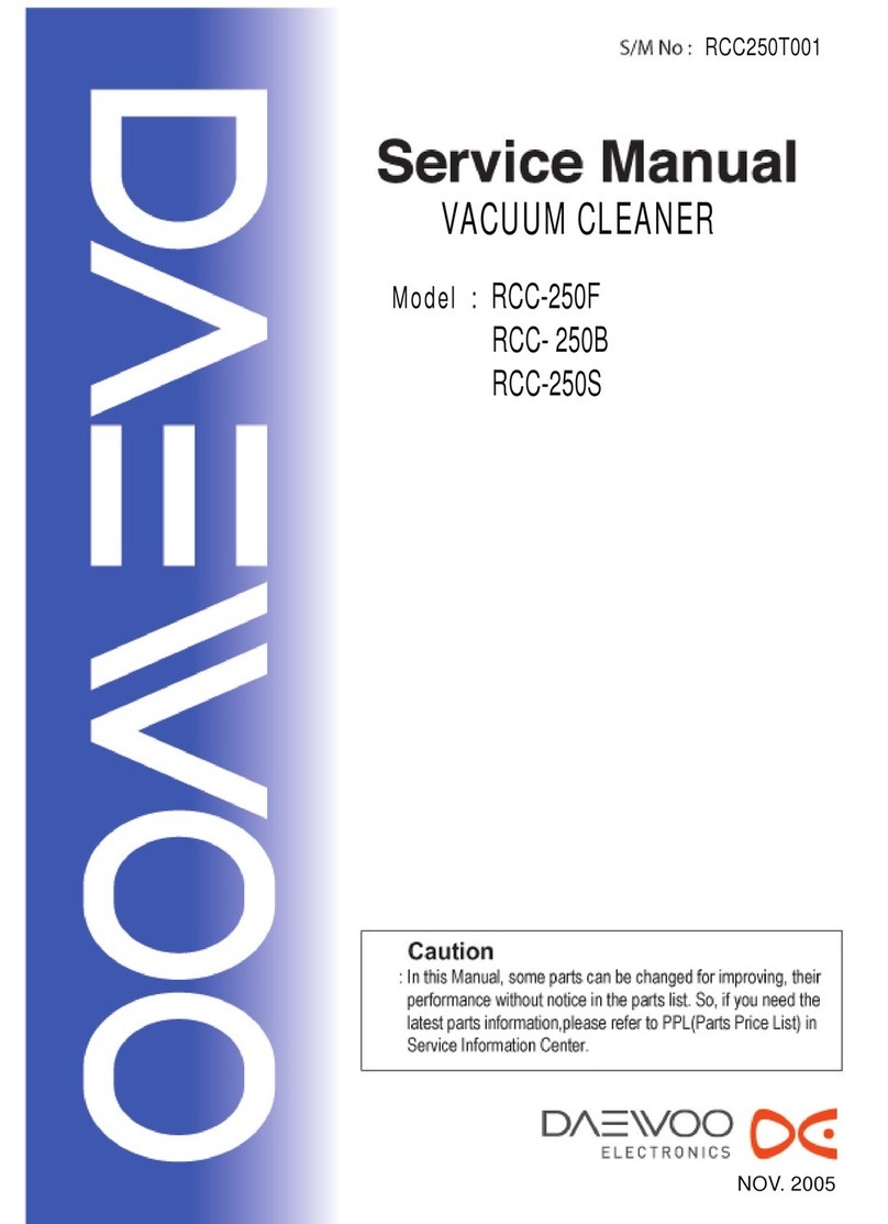 DAEWOO ELECTRONICS RCC-250F Service manual