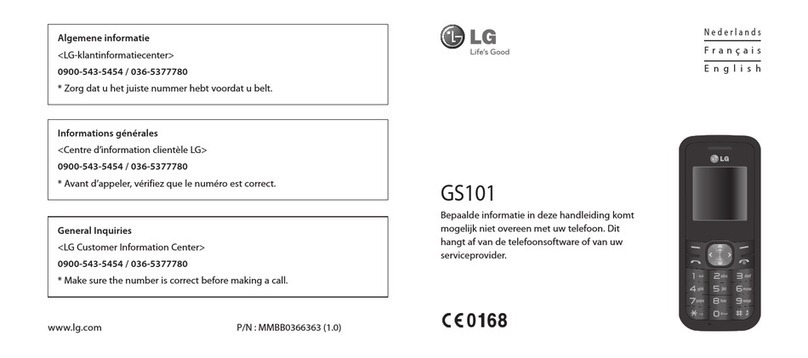 LG GS101 User manual