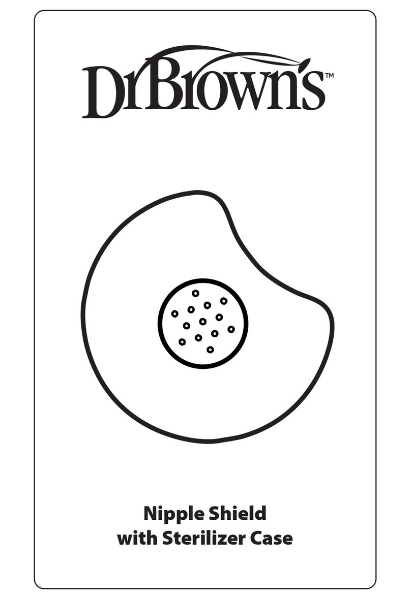 DrBrowns Nipple Shield with Sterilizer Case quick start guide DrBrowns Nipple Shield with Sterilizer Case quick start guide