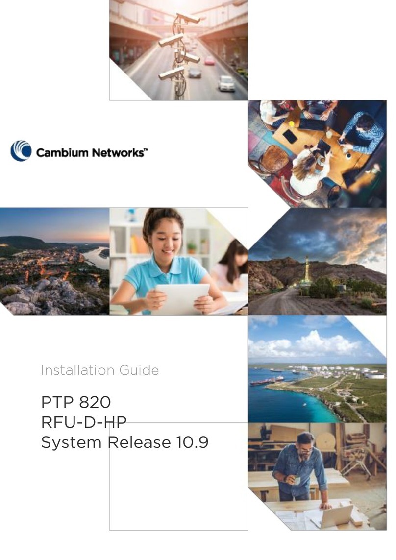 Cambium Networks PTP 820 Series User manual