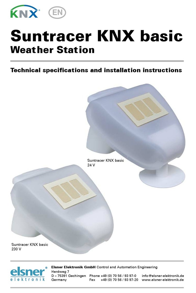 Elsner Suntracer KNX basic Series User manual